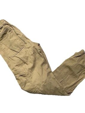 Boys Wrangler Khaki Joggers Size 14 Slim Elastic Tie Waist